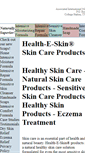 Mobile Screenshot of health-e-skin.com